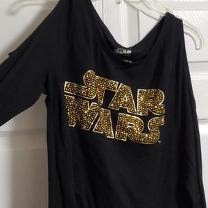Star Wars cold-shoulder top